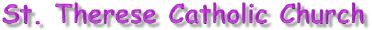 St. Therese Logo